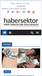 Mobile Screenshot of habersektor.com