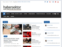 Tablet Screenshot of habersektor.com